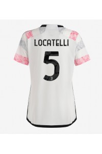 Fotbalové Dres Juventus Manuel Locatelli #5 Dámské Venkovní Oblečení 2023-24 Krátký Rukáv